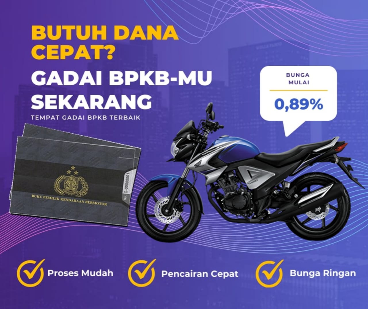 Kredit Jaminan Bpkb Motor Honda NewMegapro Fisw Dapat Dana Berapa? Seperti Ini Simulasinya